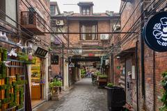 Tianzifang arts and crafts enclave in Shanghai