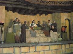 Representation of the Last Supper in Tierra Santa Park