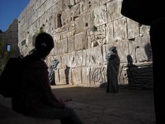 Western Wall in Tierra Santa park