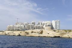 Malta landscape view with traditional architecture in 2019