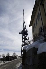 Panoramic view from Uetliberg to Felsenegg in Zurich