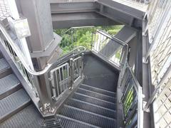 stairs to Uetliberg observation tower