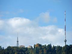 Uetliberg mountain seen from upper Lake Zürich