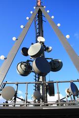 Antennas on Uetliberg Aussichtsturm in Zurich