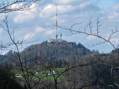 Uetliberg mountain from Albis range, Zurich