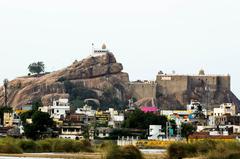 Tiruchirappalli Rock Fort Temple on a rocky hill