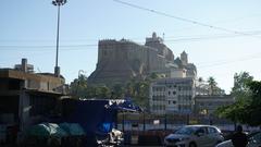 Rockfort near Theppakulam in Tiruchirappalli