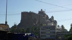 Rockfort in Tamil Nadu side view