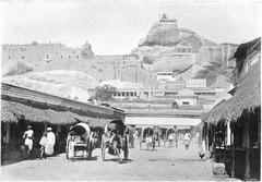 Temple and fortifications on the rock of Trichinopoly