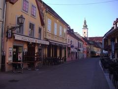 early morning in Tkalčićeva Street, Zagreb