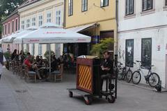 Street piano in Tkalčićeva street