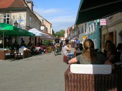 Tkalčićeva Street with cafés in a village-like setting