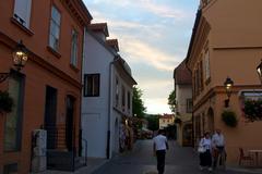 Tkalčićeva street at dusk