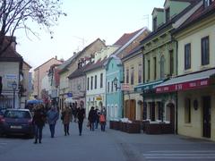 Ivan Tkalčić street in Zagreb, Croatia