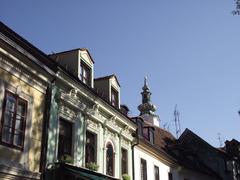 Ulica Ivana Tkalčića in Zagreb with neo-classical houses