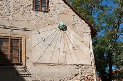 sundial in Zagreb