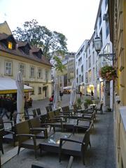 Cafes at the beginning of Tkalčićeva Street in Zagreb