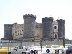 Maschio Angioino castle in Piazza Municipio, Naples