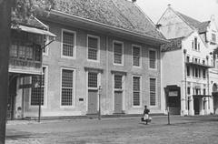 Colonial facades on Kali Besar West in Batavia