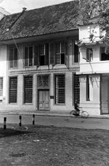 Colonial facades on the west side of Kali Besar street in Batavia