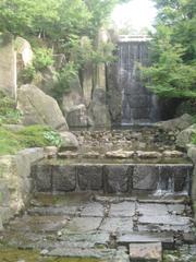 Ryumon Waterfall in the Tokugawa Garden, Nagoya, Japan