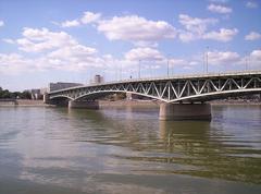 Budapest Petőfi Bridge over Danube River