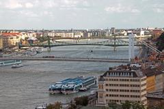 River cruise ships Amadolce and Amalyra in Budapest