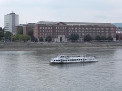 Aquincum ship and BUTE R building in Budapest