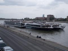 Avalon Envision river cruise ship at Salkaházi Quai, Budapest