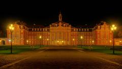 Fürstbischöfliches Schloss Münster bei Nacht