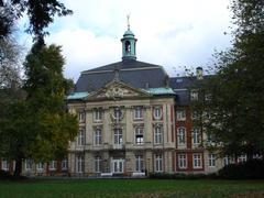 Rear entrance of Münster Castle in Germany