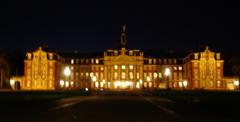 Münster Castle at night