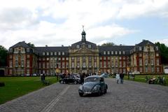 Schloss in Münster during the 3rd International VW Beetle & Co. Meeting