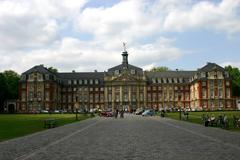 Schloss in Münster during the 3rd International VW Beetle and Co. Meeting