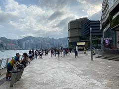 Tsim Sha Tsui Avenue of Stars scenic view