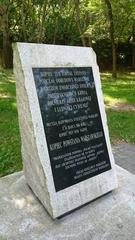 Memorial plaque at the foot of Warsaw Uprising Mound