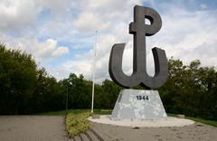 Panoramic view of Czerniaków district in Warsaw, Poland