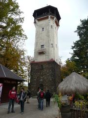 View of Diana Tower in Karlovy Vary, Czech Republic