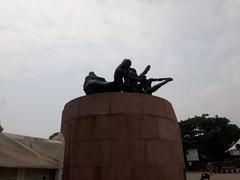 Triumph of Labour statue at Marina Beach in Chennai