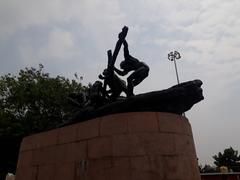 Triumph of Labour statue at Marina Beach, Chennai