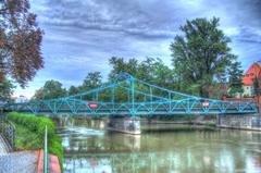 Most Tumski bridge in Poland