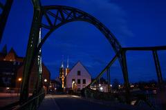 Most Tumski bridge in Poland