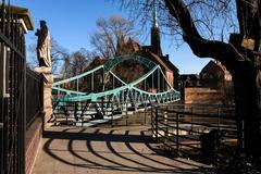 Most Tumski bridge in Wrocław's Śródmieście district