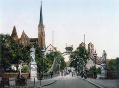 Church Bridge in Breslau, Silesia