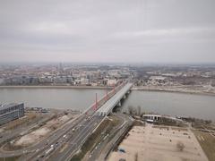 Panorama from the MOL Tower in Budapest