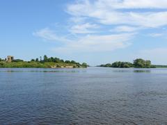 Entrance to Siversov Canal from Volkhov River in Veliky Novgorod