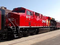 CPKC painted locomotive ES44AC 9375