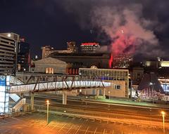 Fireworks celebration at Union Station