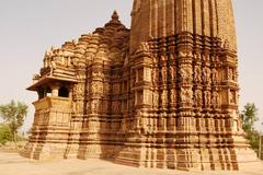 Khajuraho temple with intricate carvings