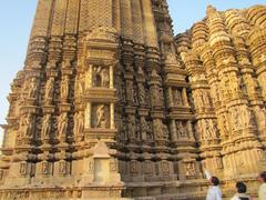 Outer wall sculptures of Vamana Temple in Khajuraho, India